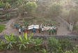 Vorschau Foto: Abschluss der Schule für Umweltaktivismus in einem urbanen Biogarten «Huertos en línea» in Villa Maria de Triunfo, Lima. Foto: Marlon Flores