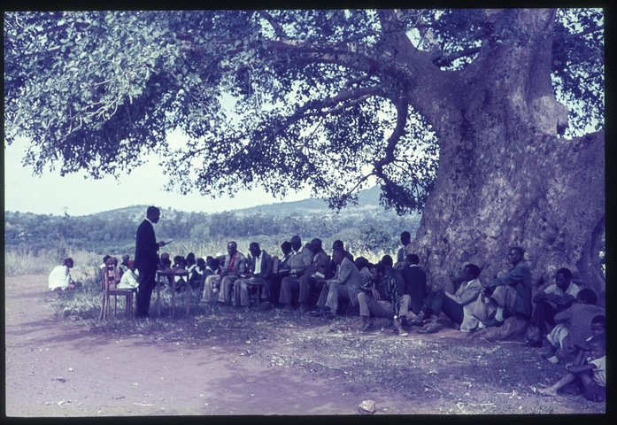 Das kirchliche Leben in Südafrika, wo DM bereits 1964 aktiv war. Foto: DM (1964).